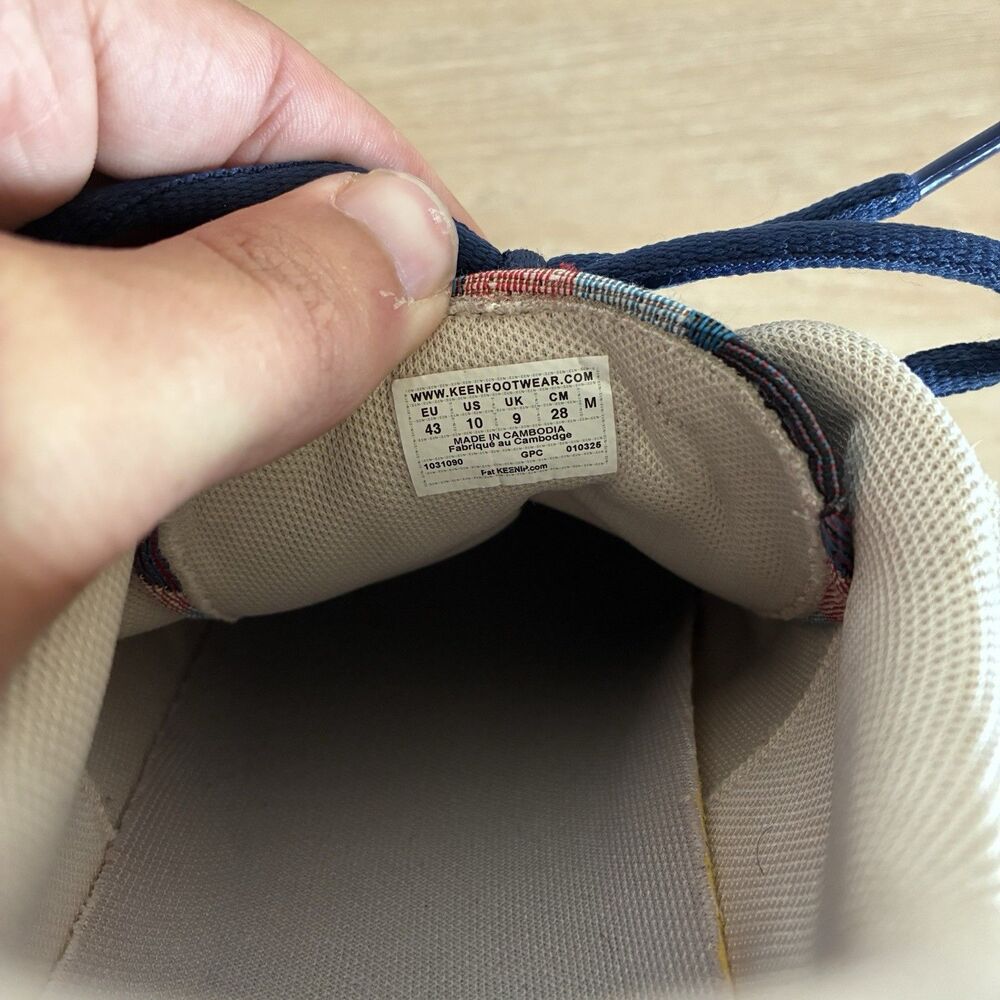 KEEN Jasper Zionic Shoes Safari/Black Suede US 10 OG Laces Included Gorpcore - Picture 7 of 8